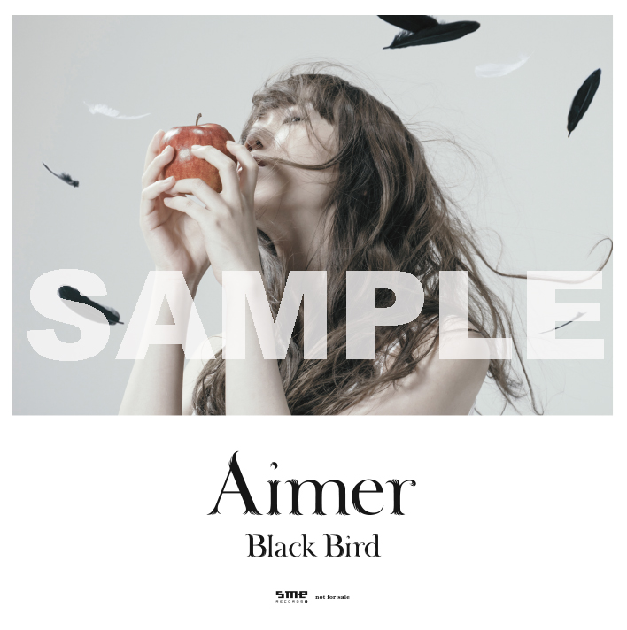 现货Aimer初回海报贴纸Black Bird/Tiny Dancers思い出は奇麗で15