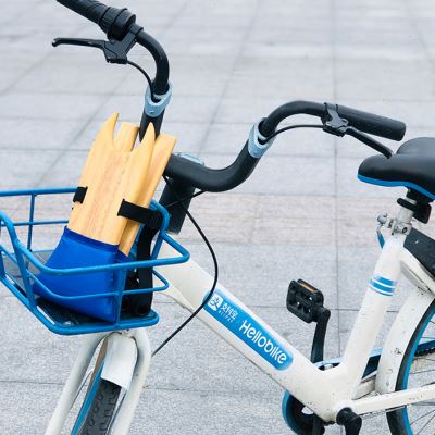 公享自行车儿童坐板可折叠便携脚踏车儿童座椅宝宝青桔哈罗电单车