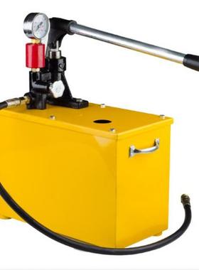 电动手动水压管道试压泵 便携活塞式双缸微型打压机