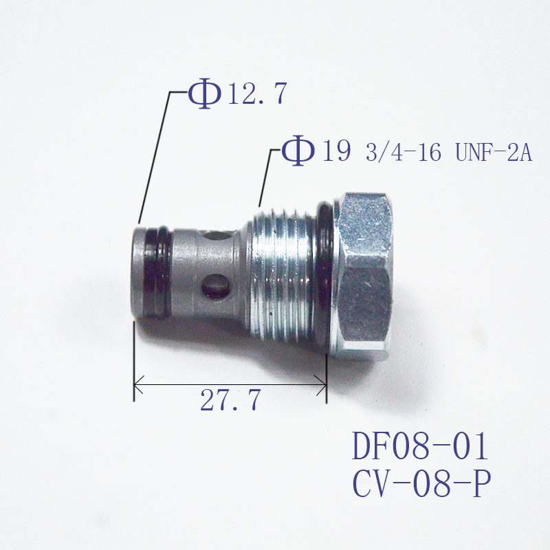 特价液压螺纹插装DF08-01/CV08保压单向阀