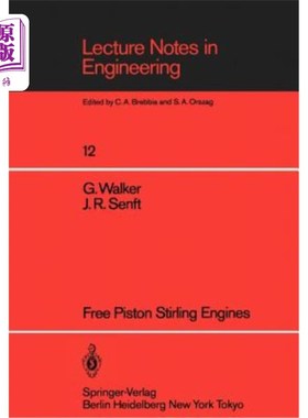 海外直订Free Piston Stirling Engines 自由活塞斯特林发动机