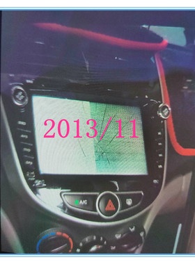 2013-2014款现代瑞纳verna汽车DVD音响GPS导航液晶显示手写触摸屏