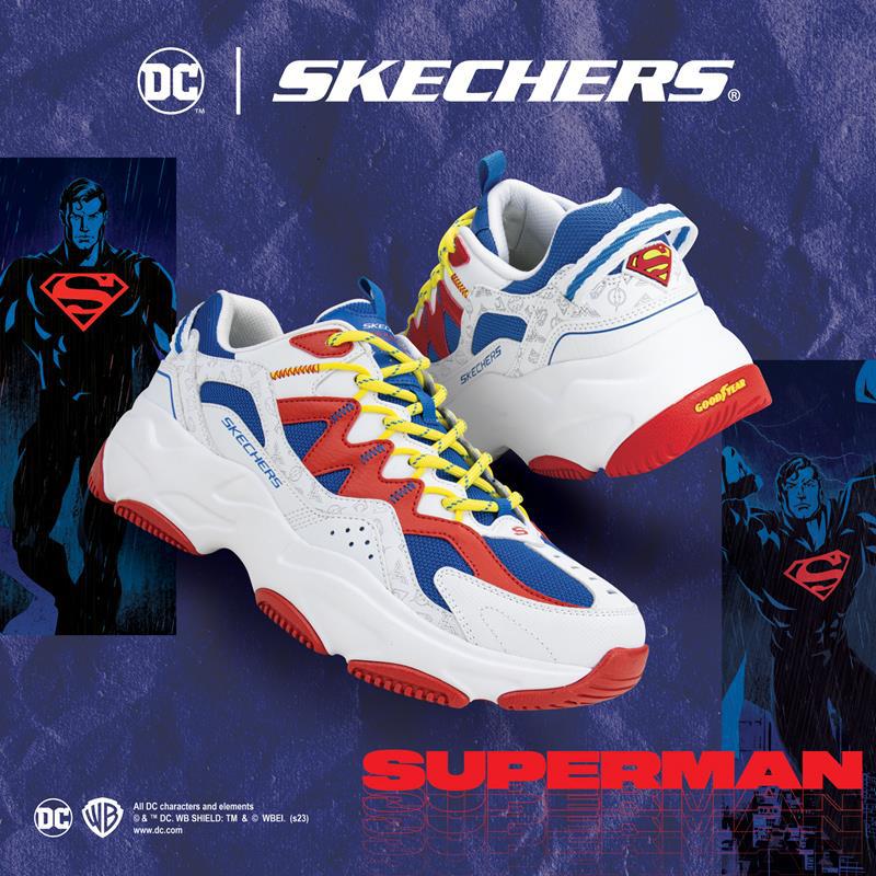 海外代购斯凯奇Skechers男鞋DC漫画超人款时尚LANDER S运动休闲鞋