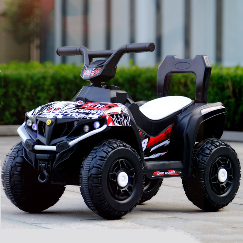 2024年新款儿童电动车摩托车可坐人沙滩四轮遥控车玩具车早教童车