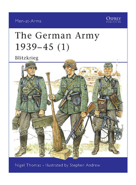 英文原版 The German Army 1939–45 1 二战德国陆军1  闪电战 历史上的军队系列 英文版 进口英语原版书籍