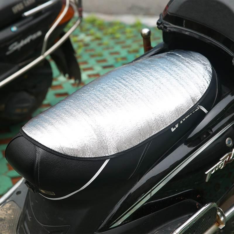 摩托车座套反光铝箔膜隔热垫防晒隔热垫电动车坐垫电