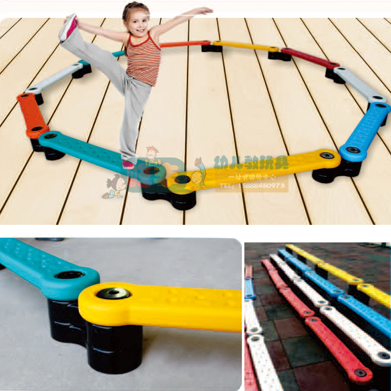技能平衡桥幼儿园早教儿童塑料感统训练器材平衡木多变组合独木桥