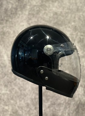 黑色亮光VELDT摩托车头盔3c认证机车男女骑行电动安全盔亮黑