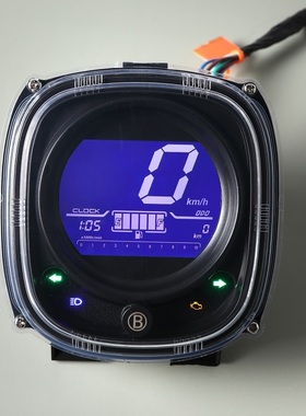 摩托车改装配件林海酷奇s5改装电子仪表液晶表 里程表 公里表总成