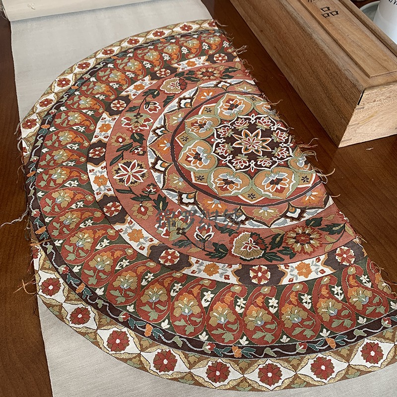 苏绣老绣传统手工老织物手绘缂丝中式服装高定古典花纹独款特