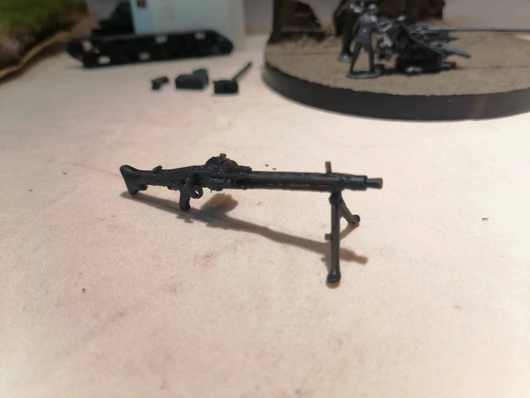二战德军 1/8 1/6 1/30 1/35 1/16 1/18 MG34 MG42 机枪树脂模型