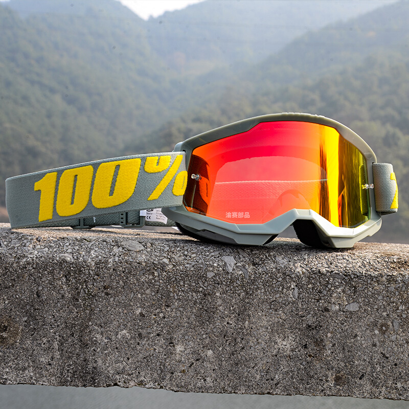 美国100%越野风镜摩托车骑行眼镜山地自行车摩托艇滑雪风镜护目镜