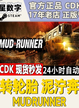 steam正版国区KEY MudRunner 旋转轮胎:泥泞奔驰 泥泞之旅