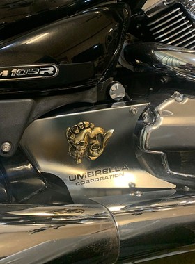 金属骷髅车标哈雷车贴摩托车油箱尾标侧标机头车身贴防水创意个性