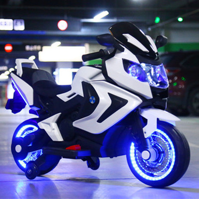 新款儿童电动摩托车可坐2-10岁四轮车男女宝宝婴儿小孩玩具电瓶童