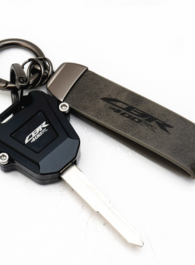 摩托车配件适用CBR400R 2022年款改装CNC铝合金钥匙壳钥匙绳扣