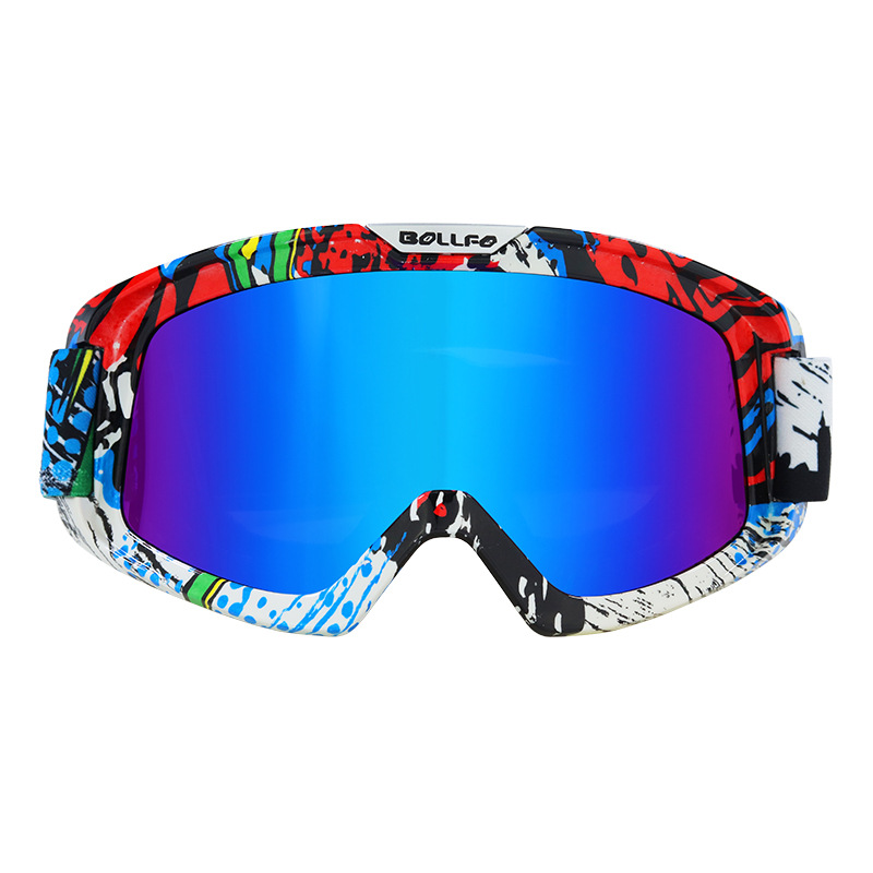 品牌BOLLFO越野头盔风镜哈雷摩托车眼镜套装滑雪护目镜
