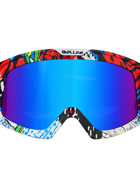 品牌BOLLFO越野头盔风镜哈雷摩托车眼镜套装滑雪护目镜