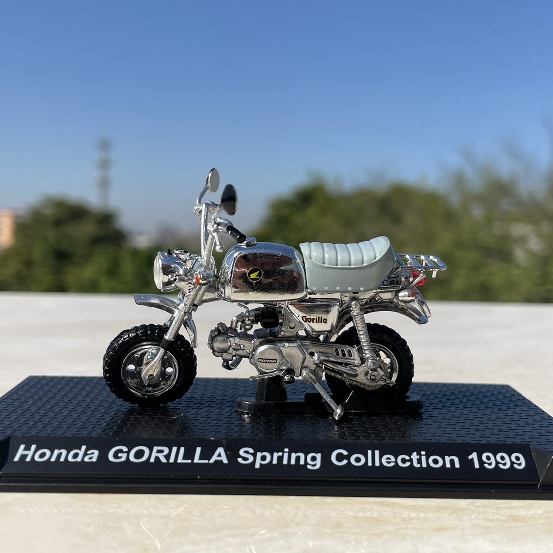 经典1:24本田猴子摩托车模型收藏摆件