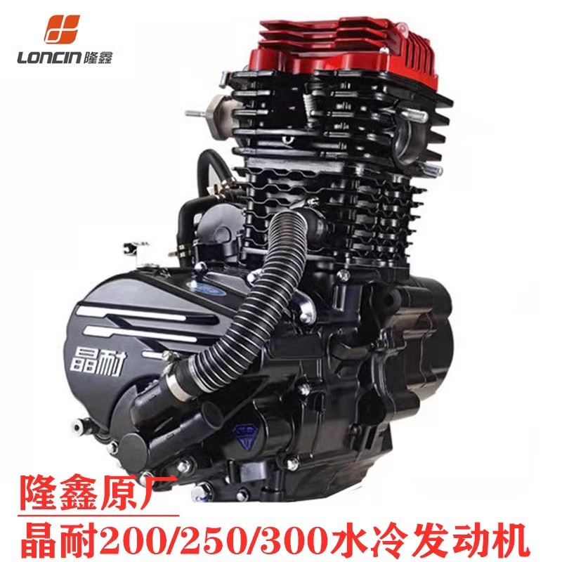 隆鑫原厂重载三轮车晶耐200/250/300A水冷发动机总成坚固耐用机头