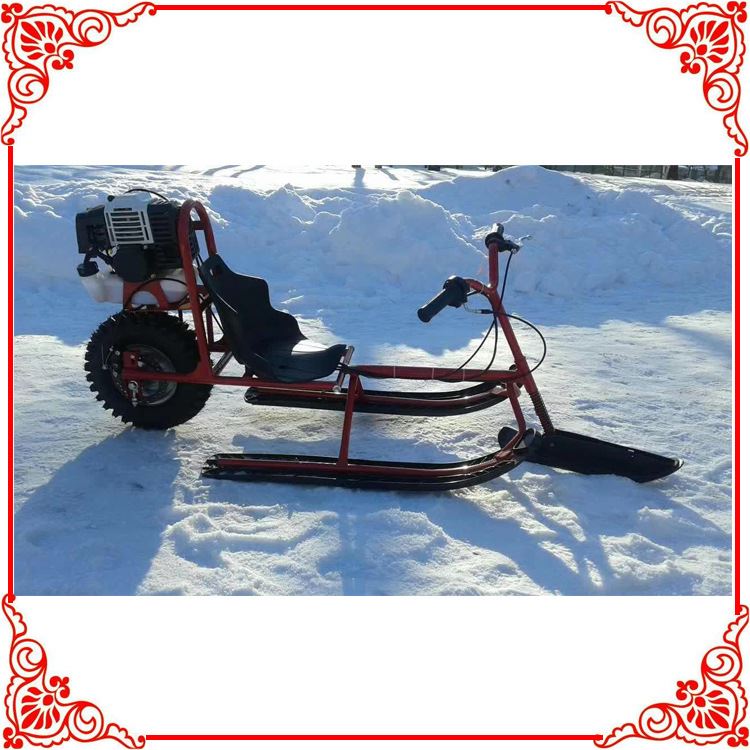 推荐滑雪场儿童雪地车 电动滑雪 成人雪爬犁地滑雪 履带冰上摩托