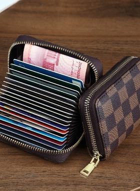防消磁卡包女大容量多卡位信用卡证件位驾驶证名片卡夹银行卡套包