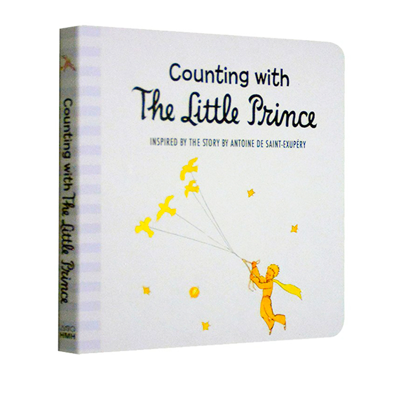 英文原版 Counting with the Little Prince 小王子 幼儿数字启蒙认知纸板书翻翻书 经典童话故事