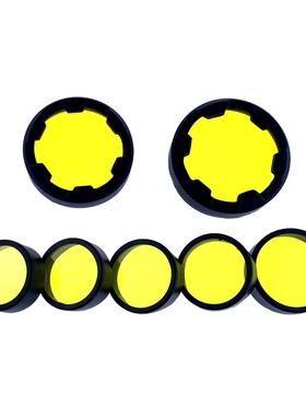 新款摩托车射灯灯罩电动车LED大灯灯罩黄色镜片雾灯镜片变光灯罩6