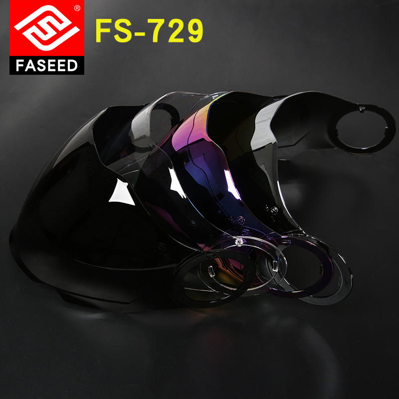 FASEED摩托车头盔半盔FS-729/FS-736原厂专用镜片日夜通用两用