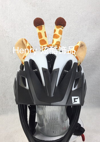 成人儿童男女生平衡车滑步摩托车电动车头盔装饰品头饰兔米奇耳朵