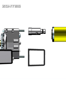 升仕ZT310T-M 310M踏板摩托车机油泵机滤盖齿形链条原厂配件螺栓