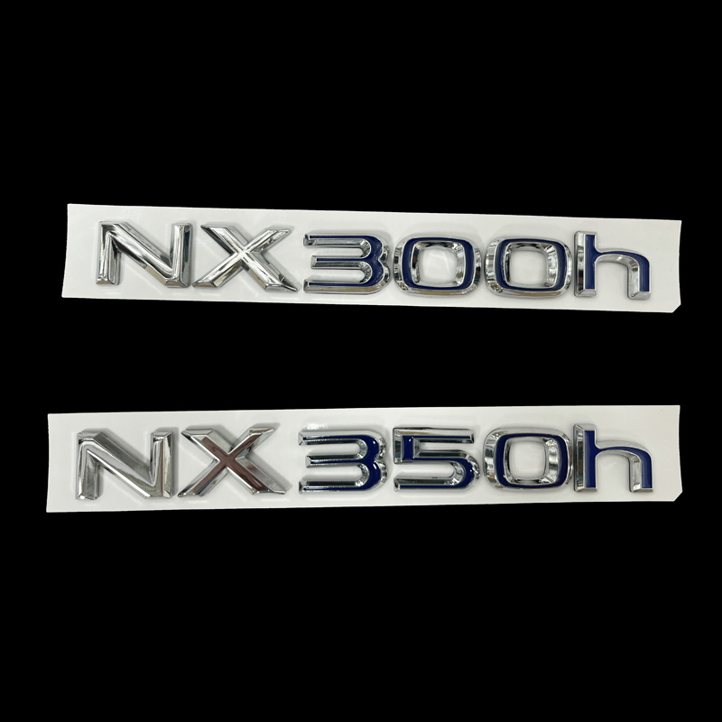 适用雷克萨斯NX300H油电混动蓝色字标NX350H凌志Lexus尾标改装