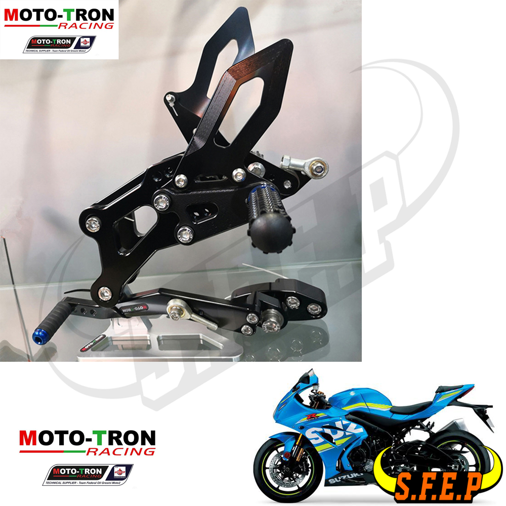 MOTO-TRON适用铃木 Suzuki GSXR1000 2017-2023 改装升高脚踏总成