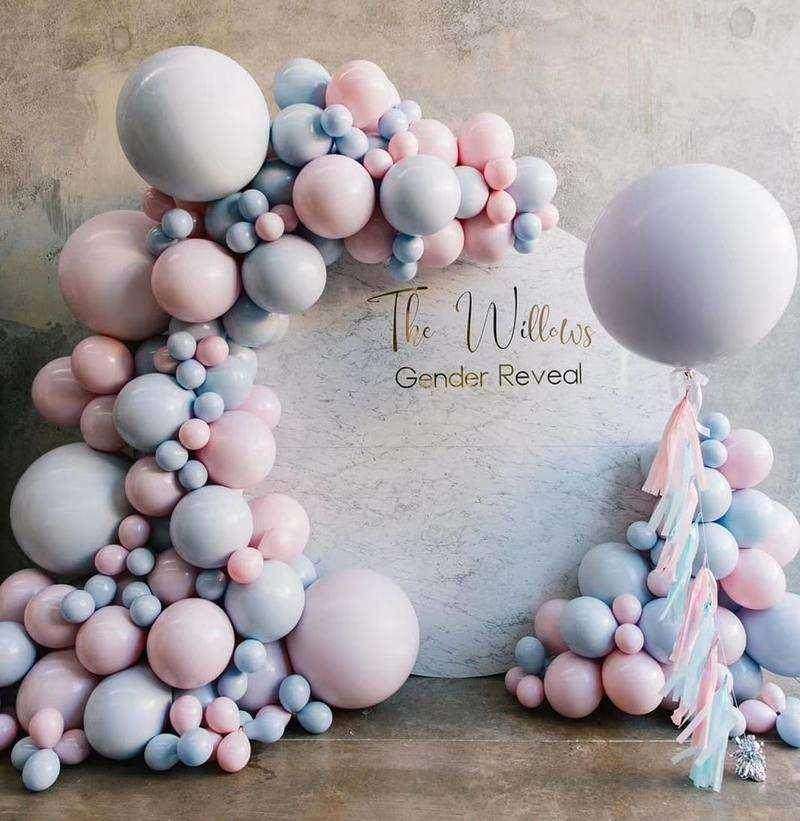 粉色主题网红气球求婚女朋友宝宝生日布置商场店庆开业背景墙装饰