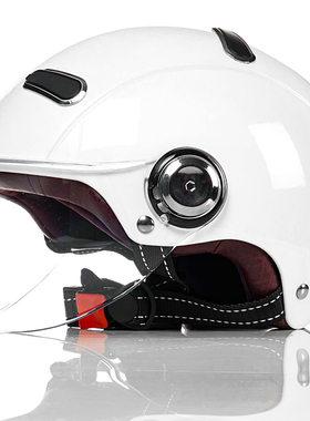 永恒头盔3C认证电动摩托车男女四季半盔电瓶车安全帽时尚夏季368