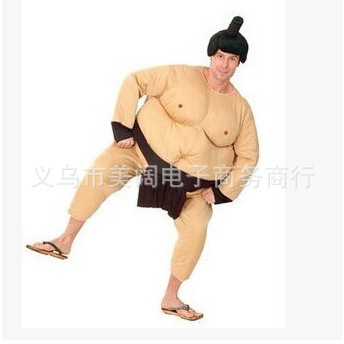 万圣节服装搞笑鬼节服装相扑服装日本相扑大胖子衣服
