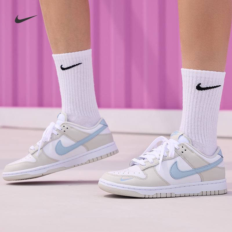 Nike耐克官方DUNK女子运动鞋夏季新款耐克小勾胶底板鞋低帮HF0023