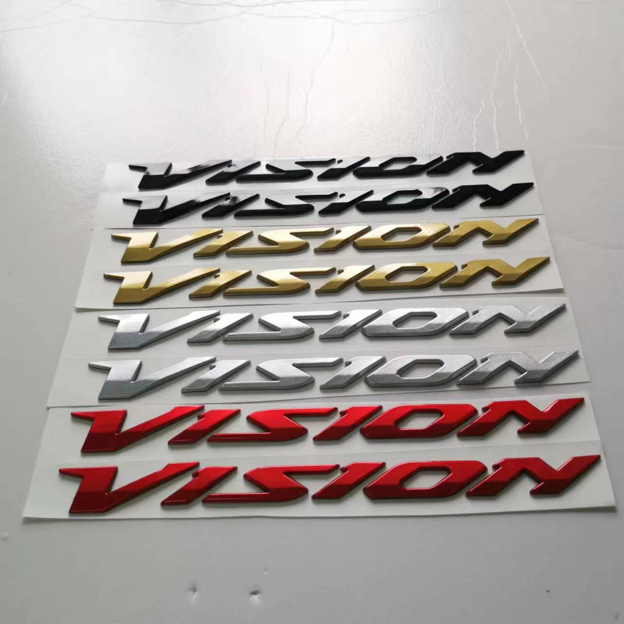 适用本田vision摩托18-20款原厂车身3D标志贴侧边贴改装软胶贴花