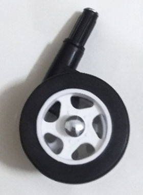 婴儿车轮子配件通用万向轮学步车轮子前轮后轮直径5厘米头0.96