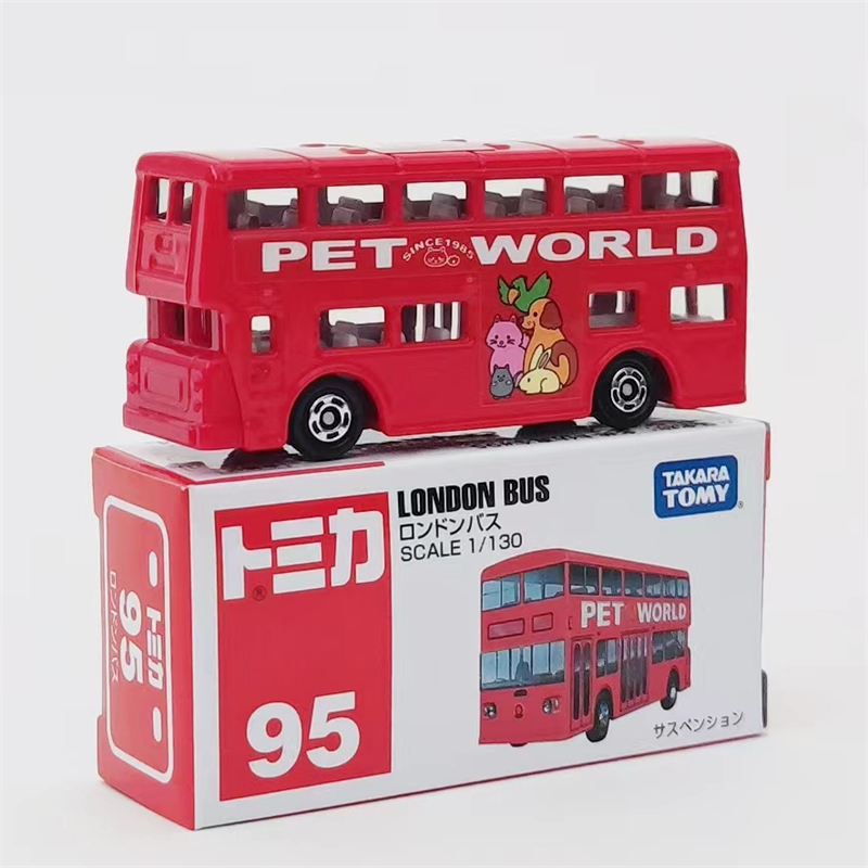 TOMICA多美卡合金车仿真伦敦双层巴士模型小汽车男孩玩具车收藏