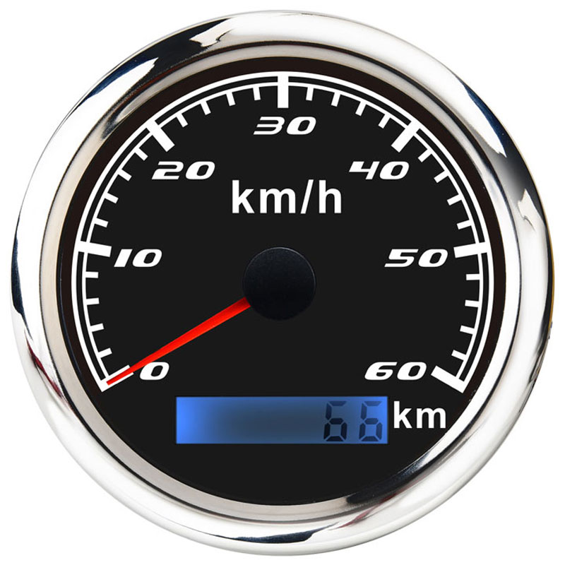 GPS汽车速度里程表200km带灯摩托拖拉机农用车改装通用60公里码表