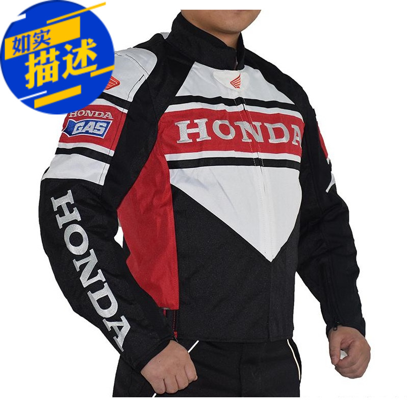 工厂直销本田 摩托赛车机车骑行服内置护具套装 四季服摩托骑行车