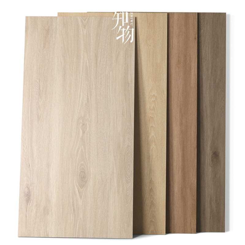 日式木纹砖原木色大规格瓷砖600×1200客餐厅卧室书房地砖服装店