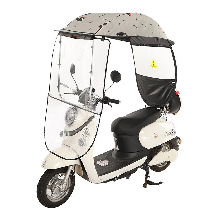 车棚子防风e防雨小电动车遮雨蓬棚瓶电小车雨棚新款女士摩托车