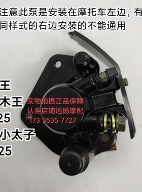 适用铃木王GS125豪爵小太子GN125摩托刹车上泵总成前碟刹下泵制动