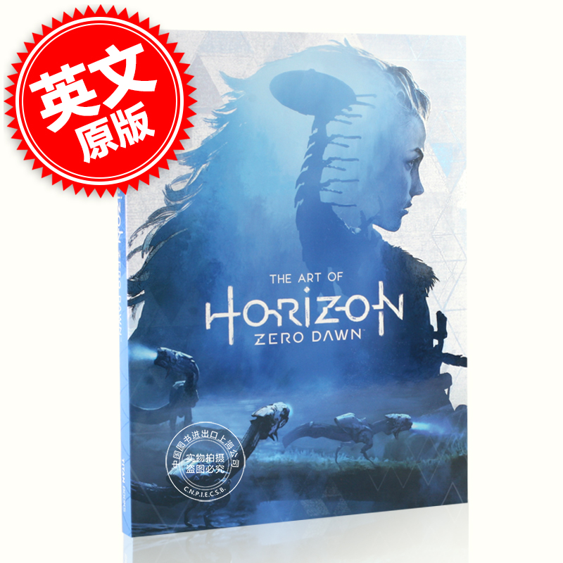 现货 地平线：黎明时分 游戏艺术设定画册 英文原版 The Art of Horizon Zero Dawn 游戏艺术设定集 原画 进口图书 艺术书