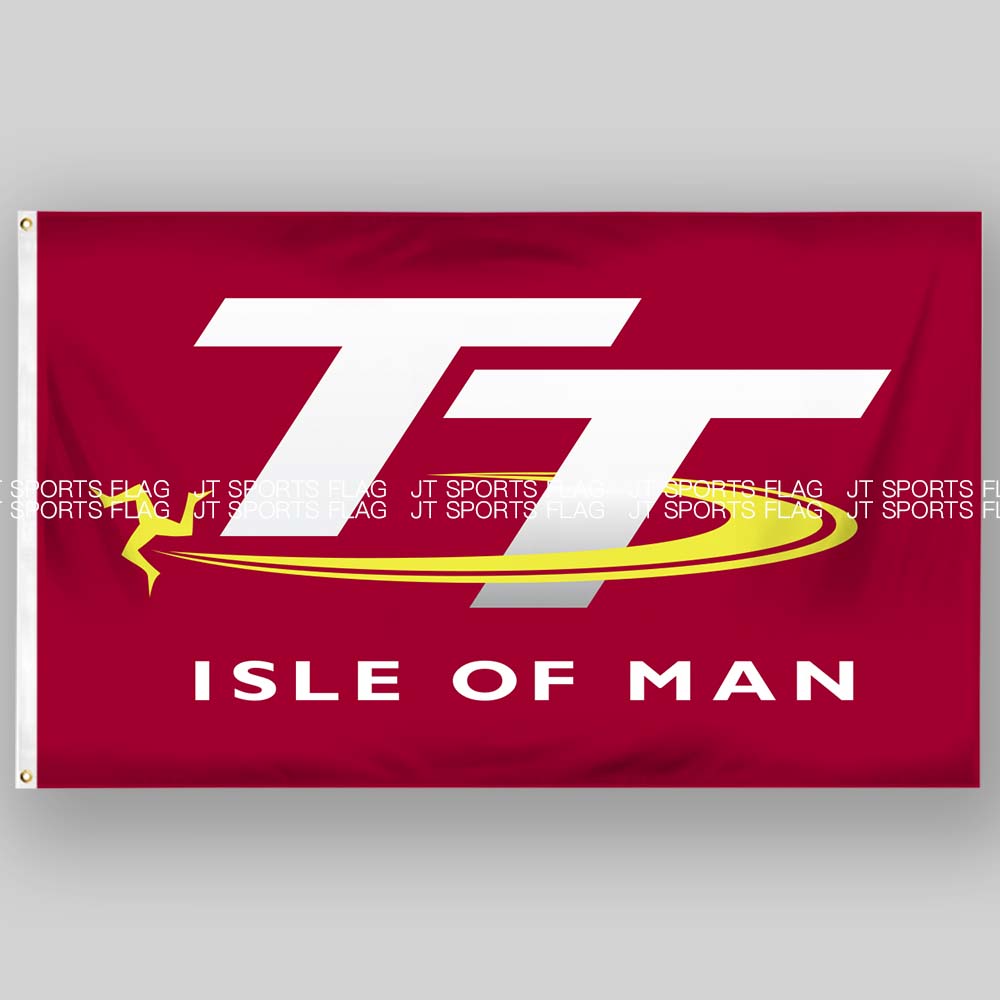 曼岛TT机车车赛Isle of Man TT摩托车赛车车队旗旗帜定制定做flag