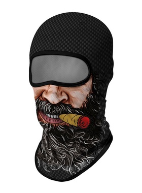 头套男摩托车防晒骑行面罩全脸头盔头套冰丝夏季护脸速干围脖面巾