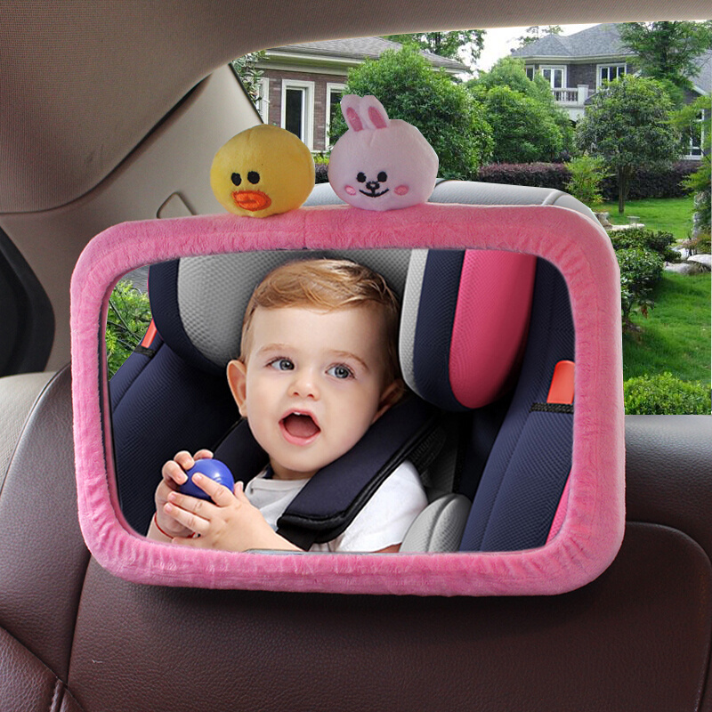 安全座椅车内后视镜儿童观察镜宝宝汽车婴儿反向提篮观后反光镜子