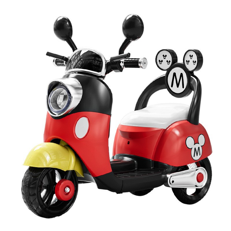 闲鱼二手市场儿童电动摩托车三轮车男女小孩宝宝玩具车充电瓶车遥